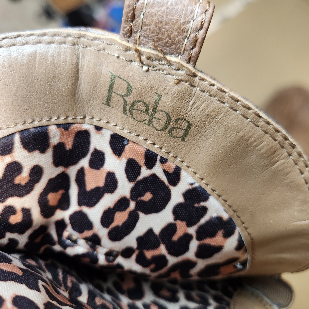 REBA TAN LEATHER Western COWGIRL Boots RB-Backstage Women's US Size 9 - Picture 10 of 11
